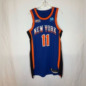 Nike Knicks #11 Brunson Team Issued Kith City Edition Basketball Jersey Size 46